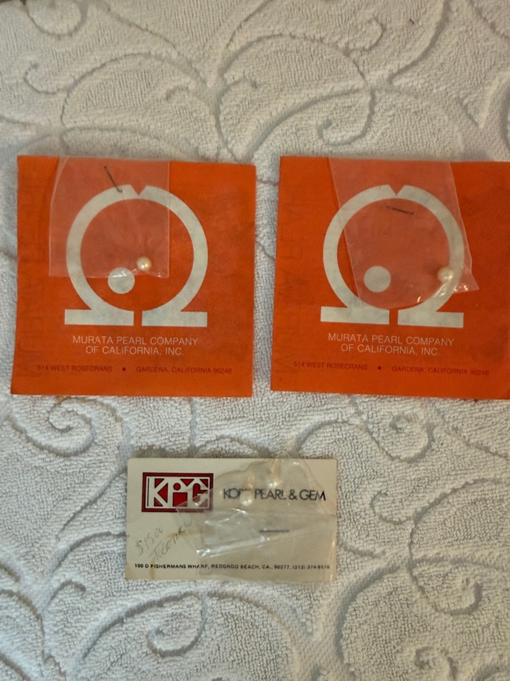 Murata Pearl Company single pearls